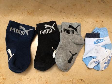 3 páry krátkých ponožek puma + 1 pár krátkých pono, puma,19