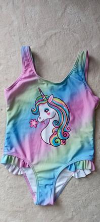 Jednodílné plavky zn."shein" vel."120", 122