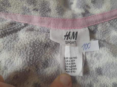 .ikrofleesova mikina,h&m, vel 134/140, h&m,140