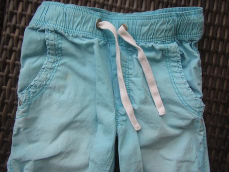 2x plátené kalhoty, lindex a bhs, 116-122, lindex,116