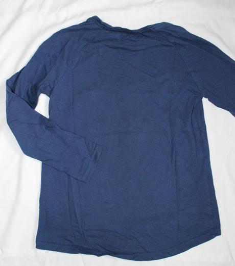 Po44. tm.modré tričko se stříbrnou hvězdou 8-9 let, pepco,134