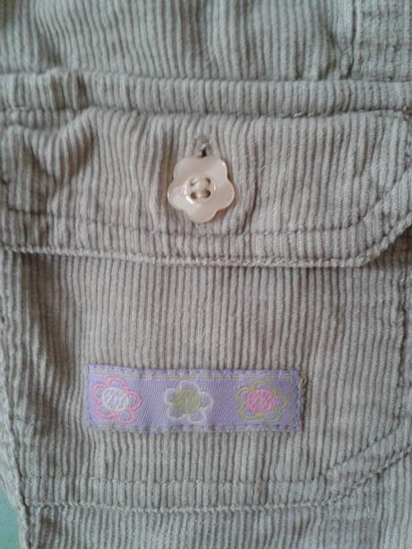 Kalhoty, mančestráky dívčí vel. 80, 80