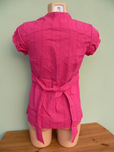 Fuchsiová halenka tunika h&m mama - vel.s, h&m,s