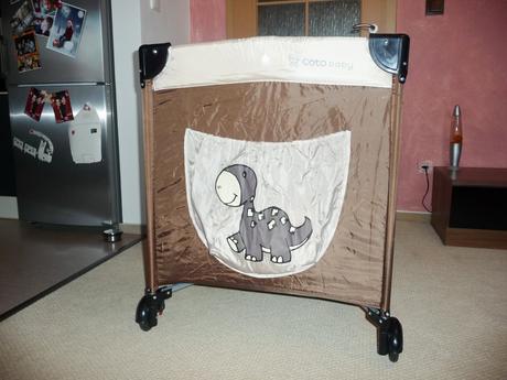 Cestovní postýlka coto baby samba dino, šířka (cm): 120,délka (cm): 60