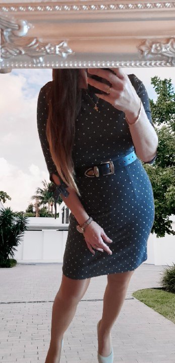 Orsay přiléhavé úpletové šaty, orsay,40