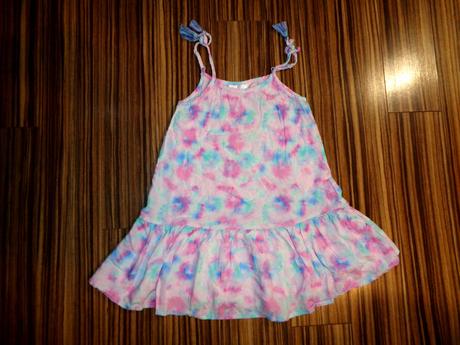 Pěkné růžovotyrkysové šaty, us angels,116