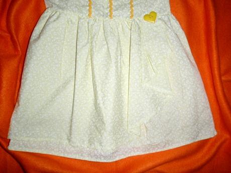 Překrásné žluté šaty - bílé květy, girl2girl,110