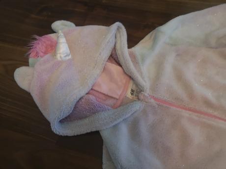 Overal na spaní jednorožec, h&m,134