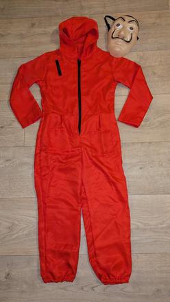 Ka386 karnevalový kostým papírový dům vel. 140, 