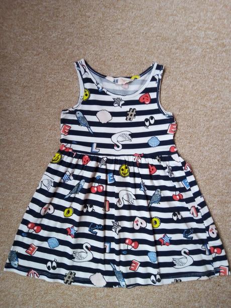 Šaty zn."h&m" vel."98-104", h&m,98