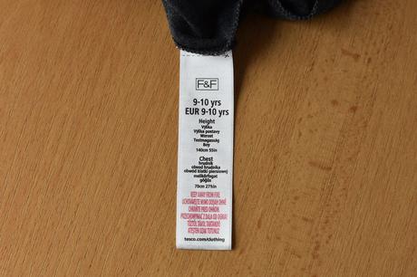 Tričko vel. 9 - 10 let, f&f,140