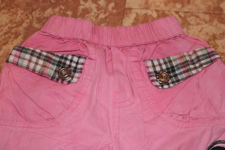 Dívčí plátěné kalhoty minnie vel. 74 - 80, disney,74