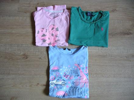 3x tričko ralph lauren, george, faf vel. 128, george,128