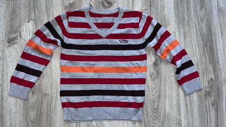 Pruhovaný chlapecký svetr, george,122