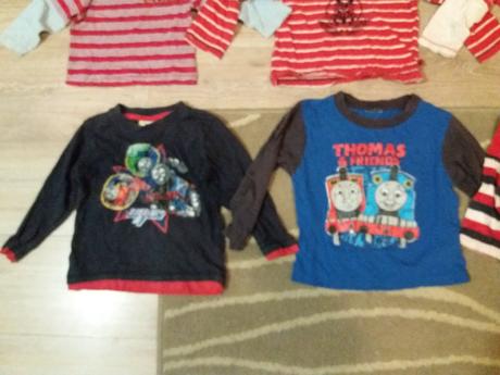 Trička s dlouhým rukávem s mašinkou tomáš, 98