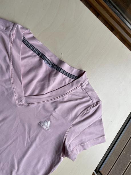 Sportovní růžové triko, vel není cca s/m, adidas, adidas,s