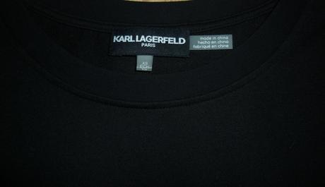 Dámská mikina s všitou košilí karl lagerfeld, xs