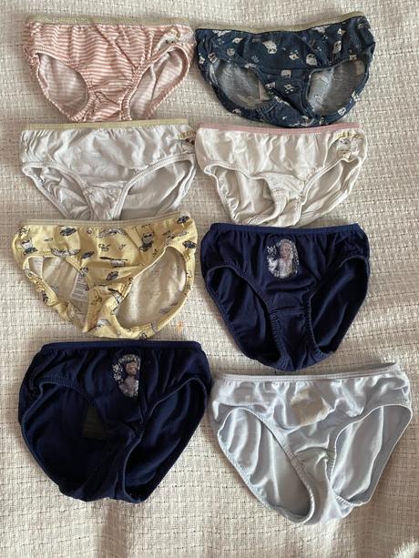 8x kalhotky 98/104, h&m,104