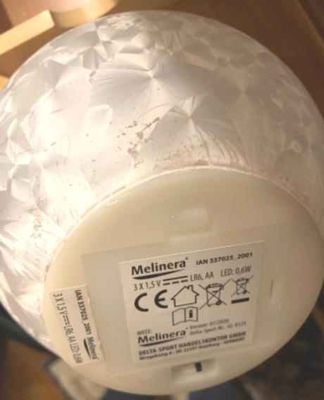 Světlo koule bílá s talířkem, 