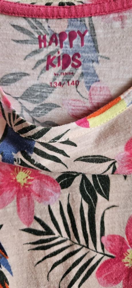 Letní dívčí overal, tchibo happy kids, vel.134/140, tcm,134