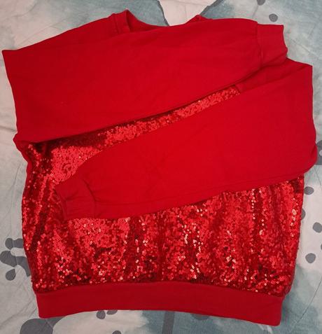 Mikina flitry, h&m,158