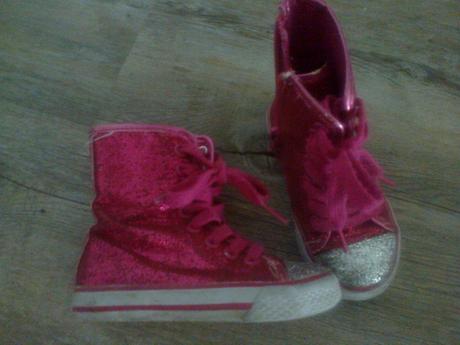 Vysoké tenisky flitrové, 23