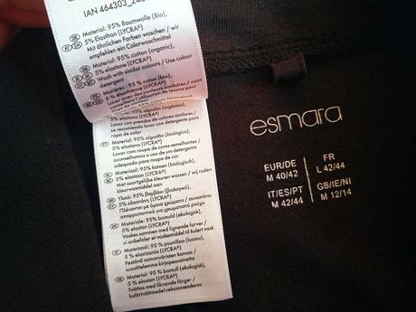 Dámské bavlněné legíny esmara m l 38 40, esmara,m