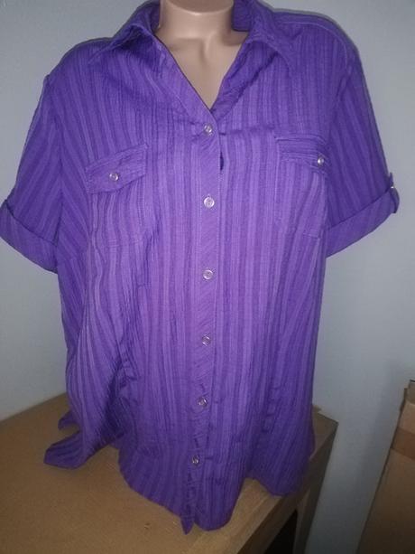 Fialová halenka vel.52, 52