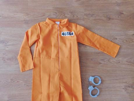 Dětský kostým vězeň vel.122/134,
