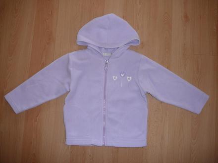 Flísová mikina s kytičkama, george,92