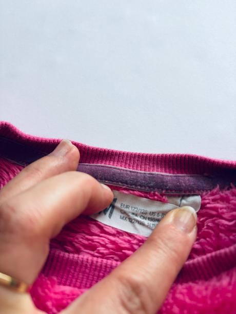 K1/ mikina coral flece - v.122/128, h&m,122