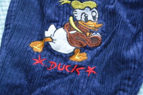 80 86 bavlněné manšestrové kalhoty, 86