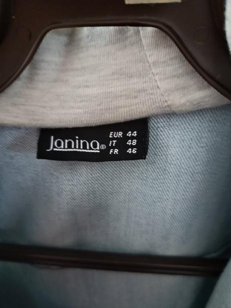 Riflová bunda s mikinovými rukávy, kik,44