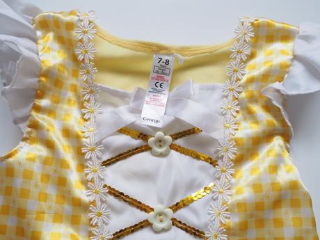 Kostým princezna zlatovláska vel 128,