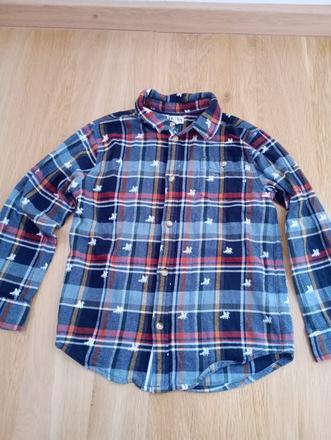 Dětská flanelová košile hatley, 8 let, 128