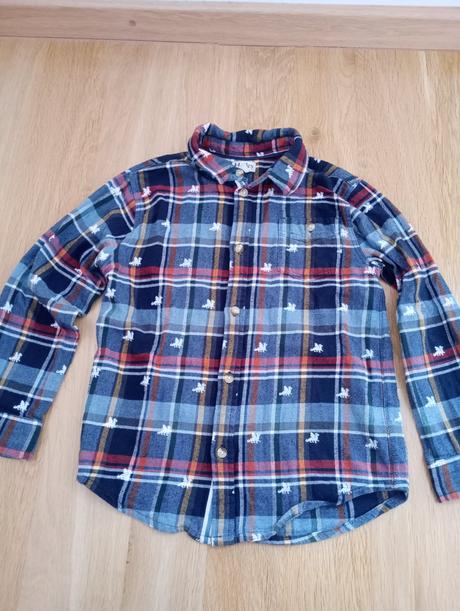 Dětská flanelová košile hatley, 8 let, 128