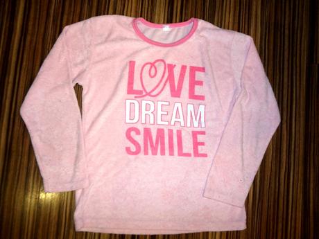 Pěkné růžové froté tričko 134/140, 134