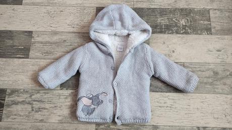 Svetr teplý neutrální 68/74, disney,68