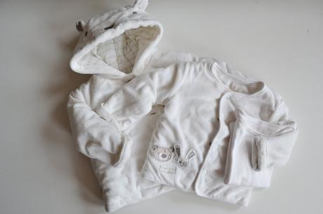 Set kabátek, svetřík a tričko, s medvídkem, f&f,74