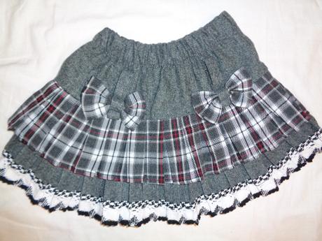 Luxusní teplejší skládaná sukně, girl2girl,110