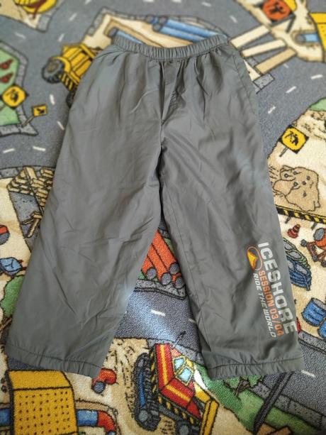 Zimní zateplené kalhoty vel. 110/116, frog,110