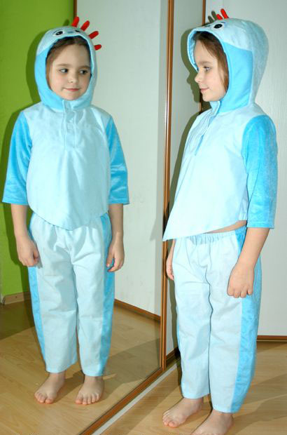 Karnevalový kostým duch iggle piggle,