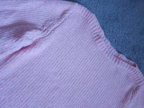 Žinylkový svetr s šátkem, bonprix,158