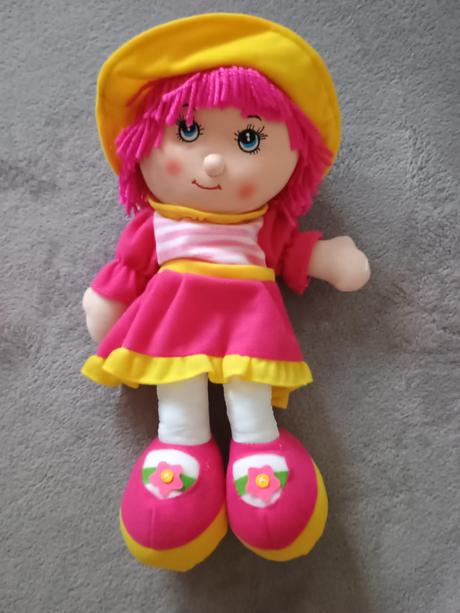 Látková měkká panenka - nová, 