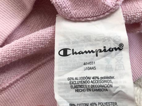 Champion růžová mikina dětské l 150/155, champion,152