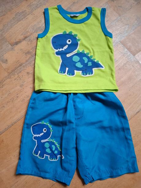 Set letní kraťasy, tílko vel 80, pepco,80