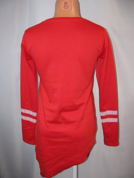 Dámská nová elastická prodloužená halenka,triko, xs