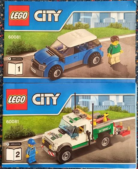 Lego city 60081 - odtahový pick-up.,