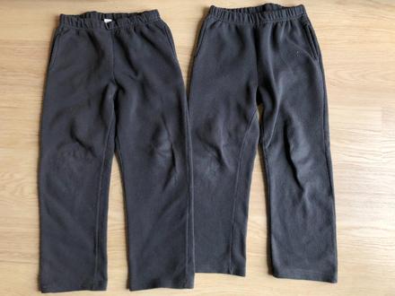 2x tepláky 128-140, 128