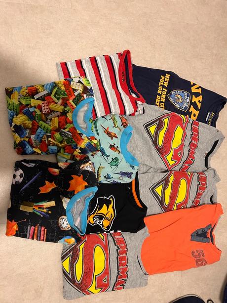 Trika dlouhy rukav mix pekne / obyčejné, 122